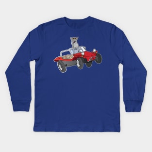 Coyote Dune Buggy Kids Long Sleeve T-Shirt